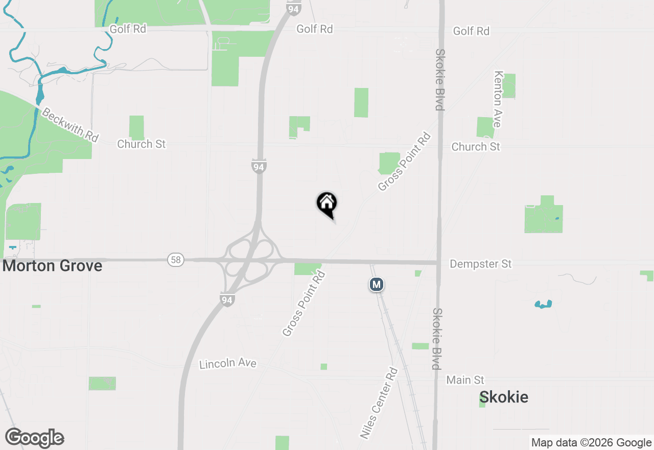 Map of 8915 Laramie Avenue, Skokie, IL 60077