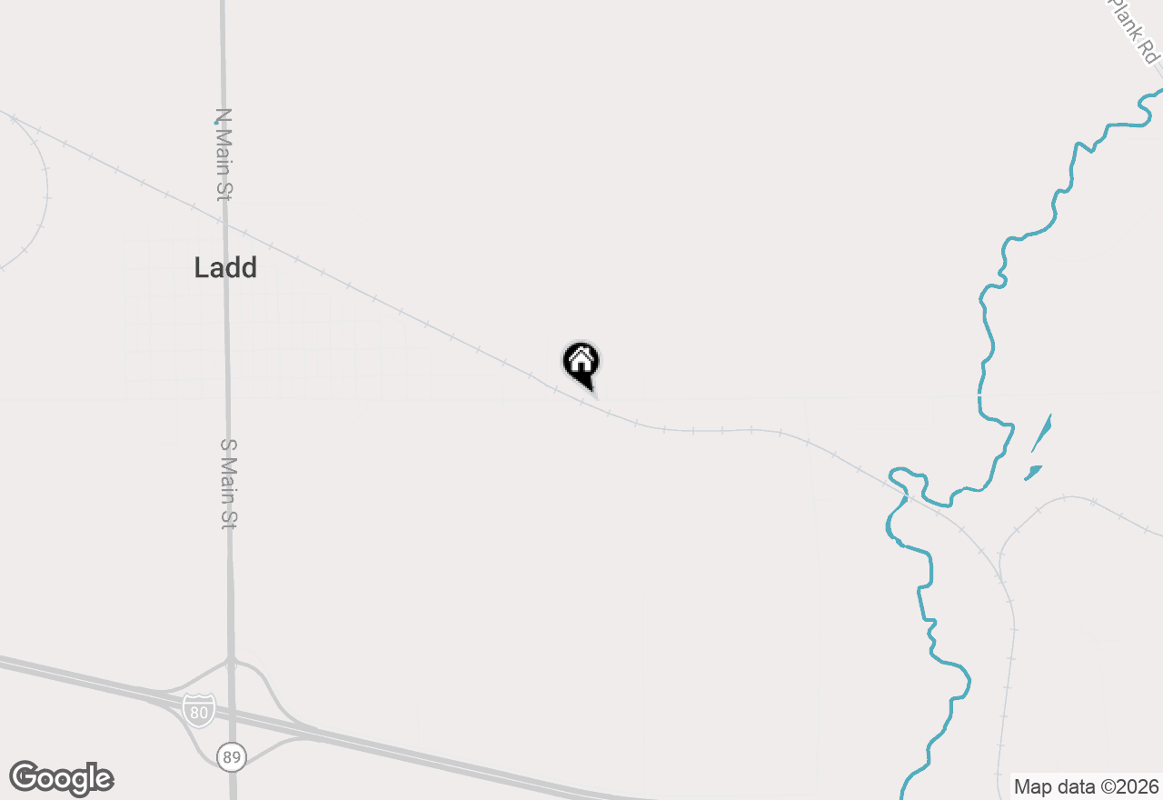 Map of 3411 E Cleveland Street, Ladd, IL 61329