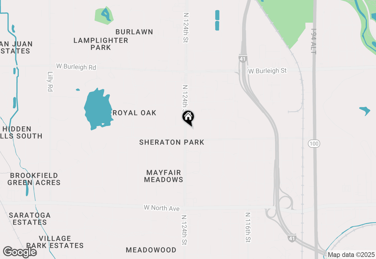 Map of 2756 N 124th St #2758, Wauwatosa, WI 53222