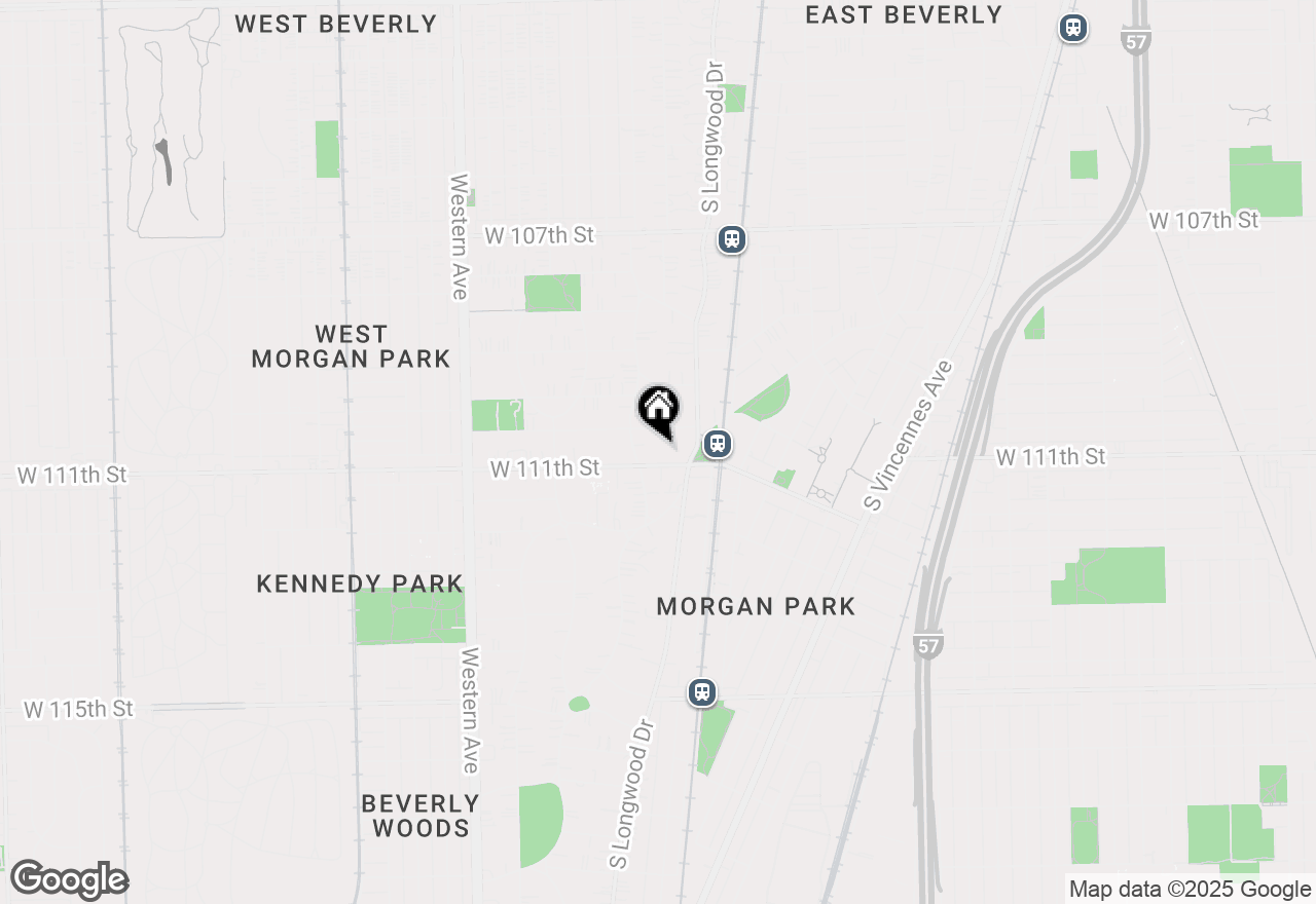 Map of 2030 W 111th Street #207, Chicago, IL 60643