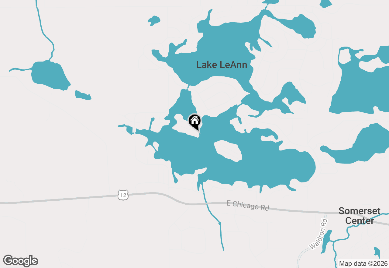 Map of 11139 Oakwood Drive, Jerome, MI 49249