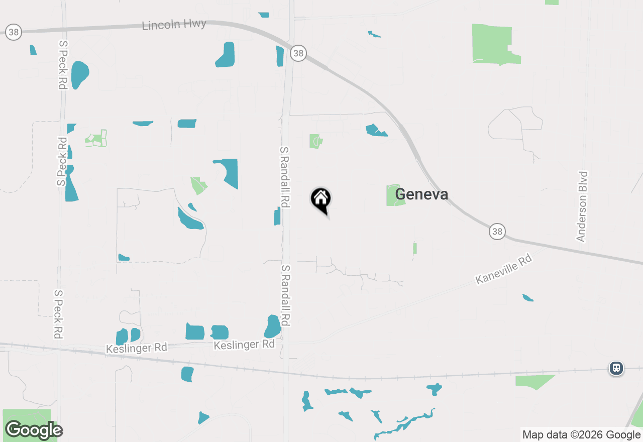 Map of 221 Wakefield Lane, Geneva, IL 60134