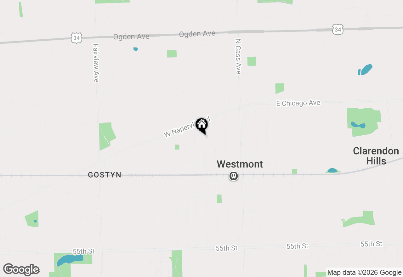 Map of 139 N Washington Street, Westmont, IL 60559