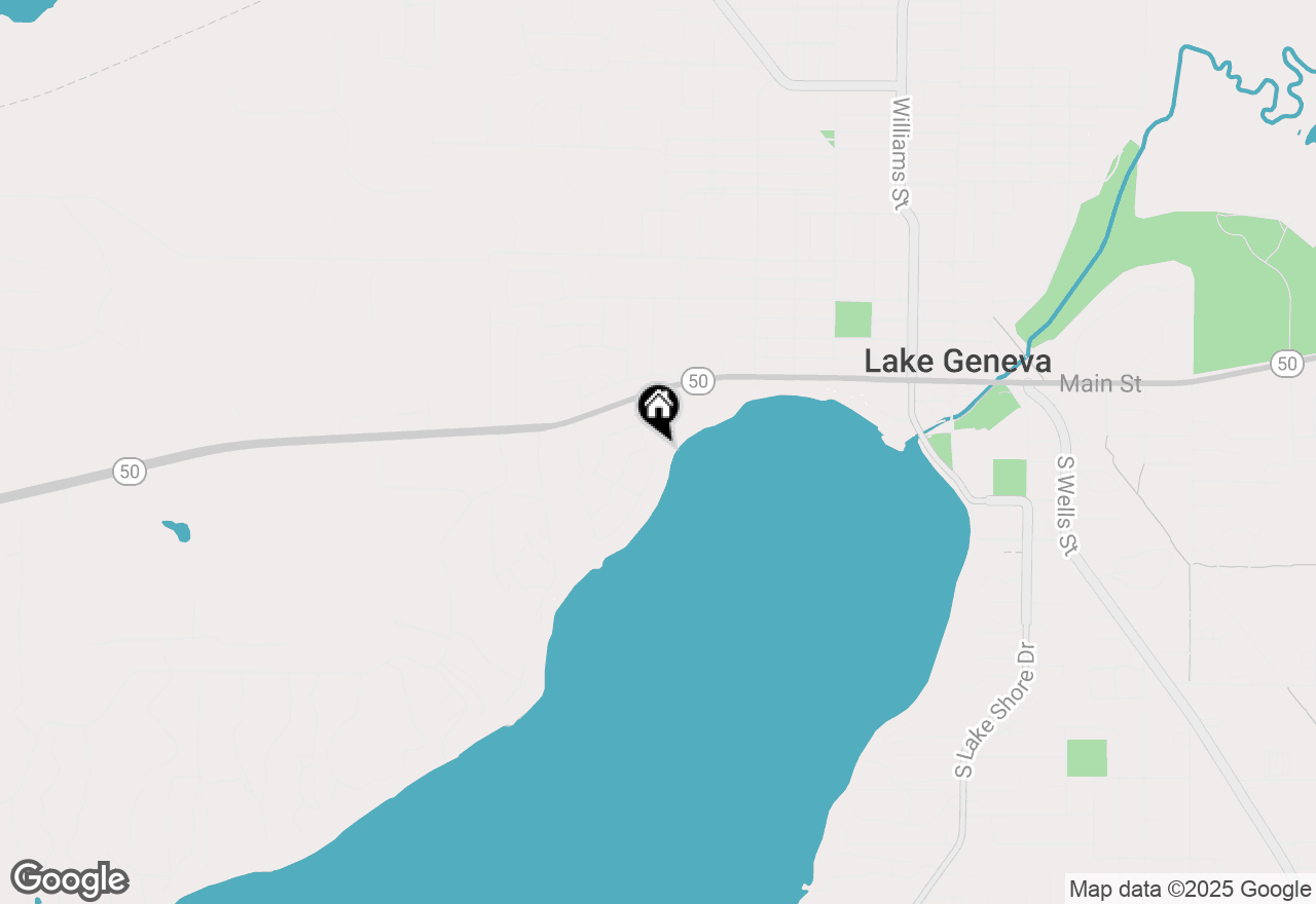 Map of 8 Hillside Dr, Lake Geneva, WI 53147