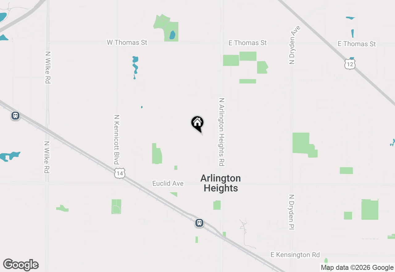 Map of 903 N Vail Avenue, Arlington Heights, IL 60004