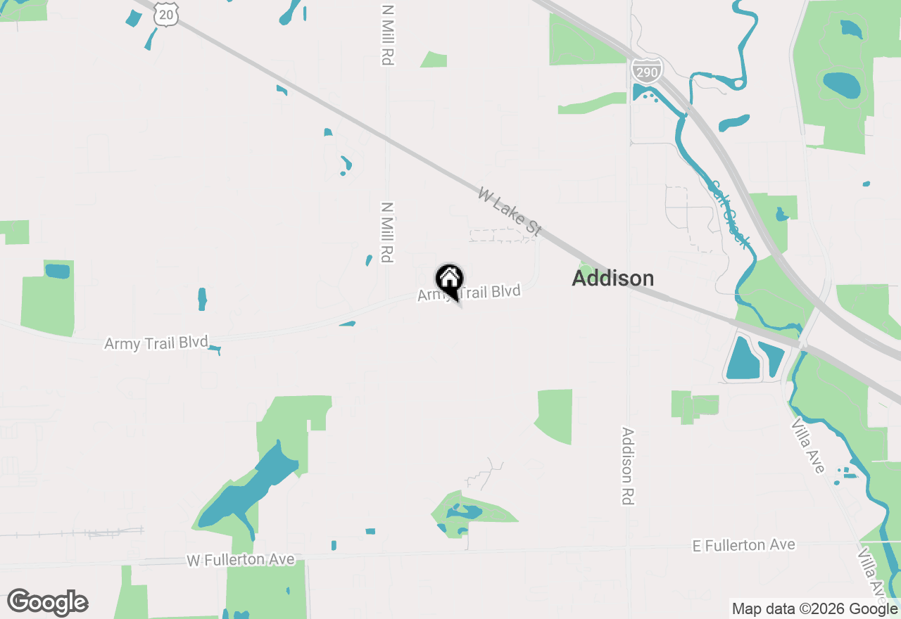 Map of 432 W Natoma Avenue, Addison, IL 60101