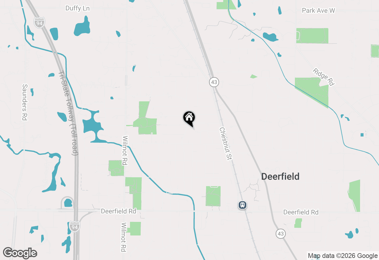 Map of 1305 Stratford Road, Deerfield, IL 60015