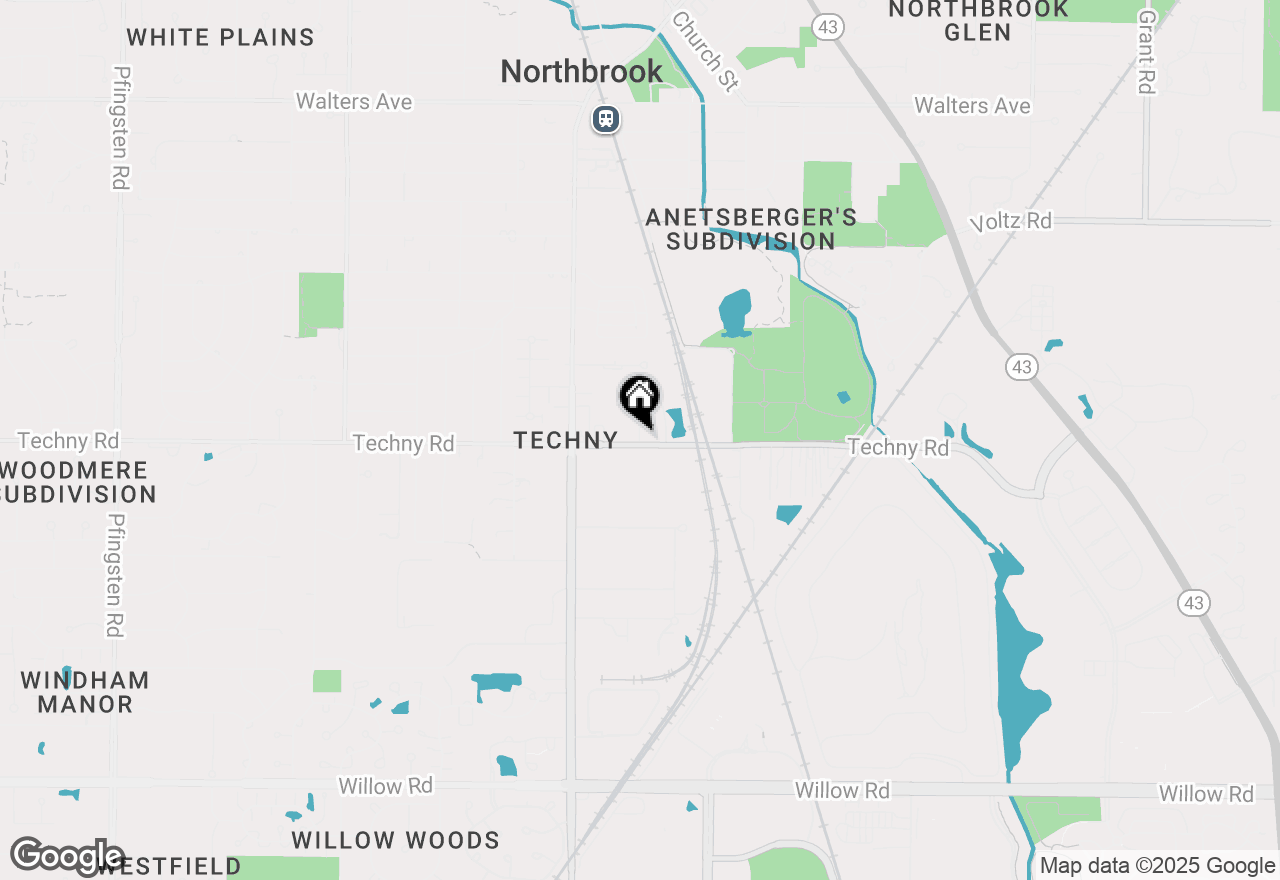 Map of 1970 Kingsley Circle, Northbrook, IL 60062