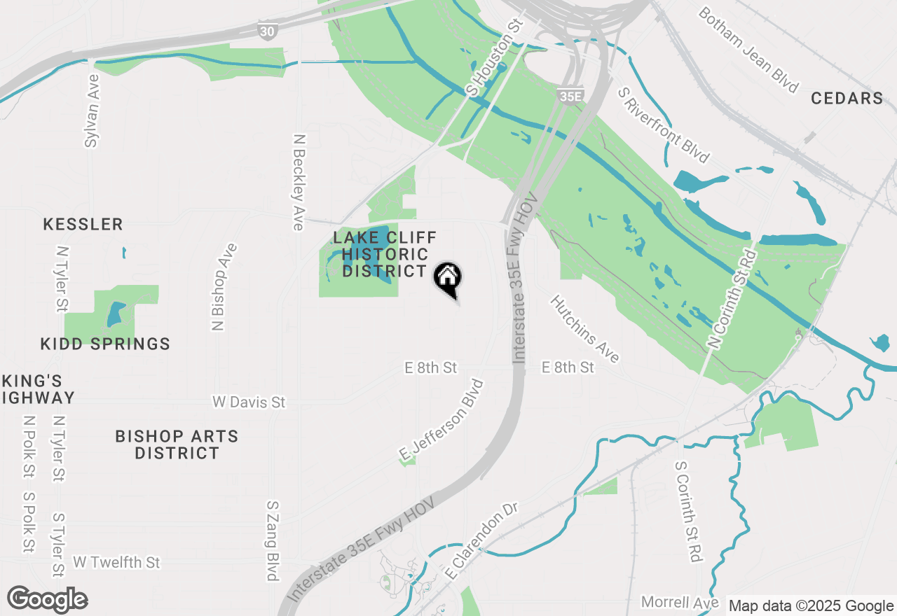 Map of 512 N Lancaster Street #13, Dallas, TX 75203