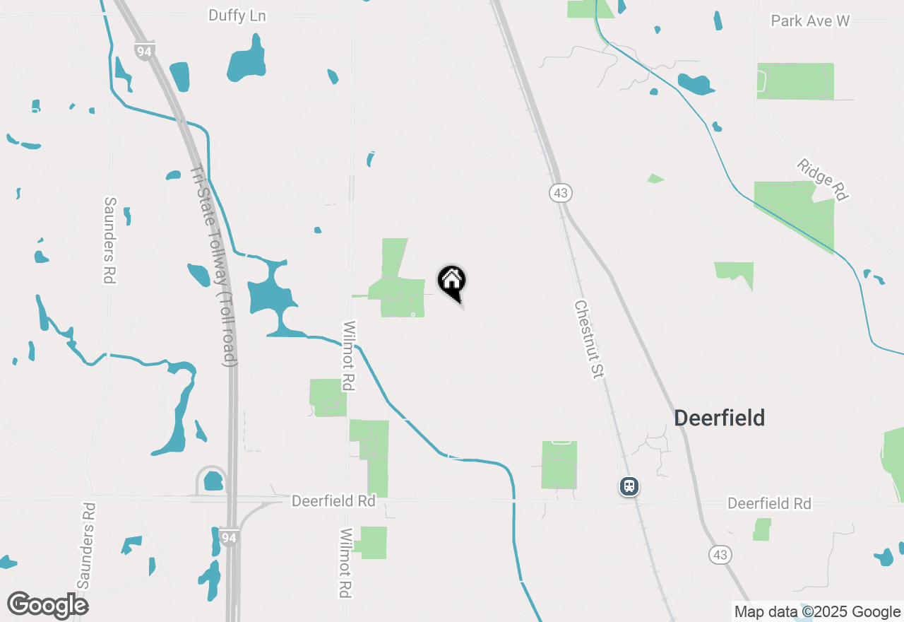 Map of 1326 Meadow Lane, Deerfield, IL 60015