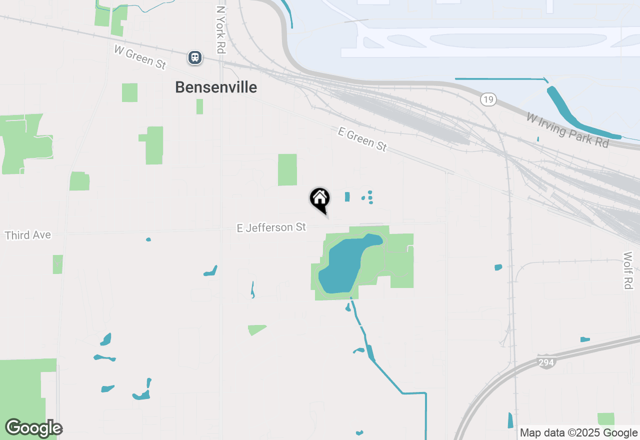 Map of 499 Park Street #2D, Bensenville, IL 60106