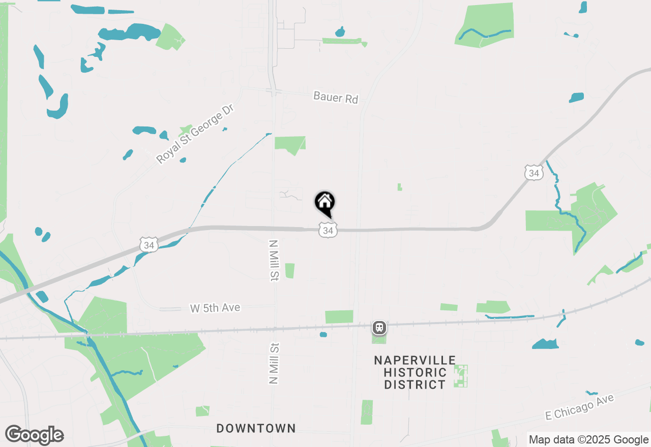 Map of 905 N Webster Street, Naperville, IL 60563