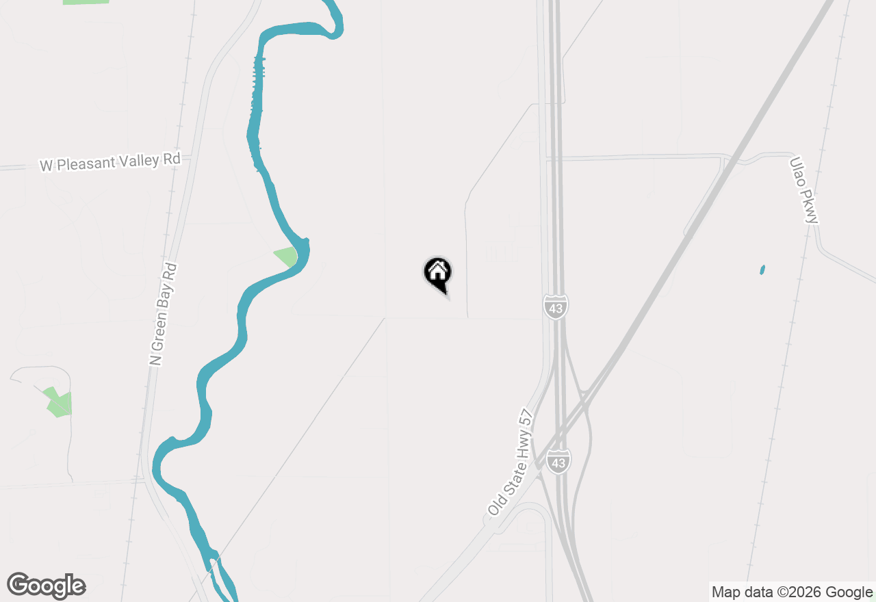 Map of 1304 Terminal Rd, Grafton, WI 53024