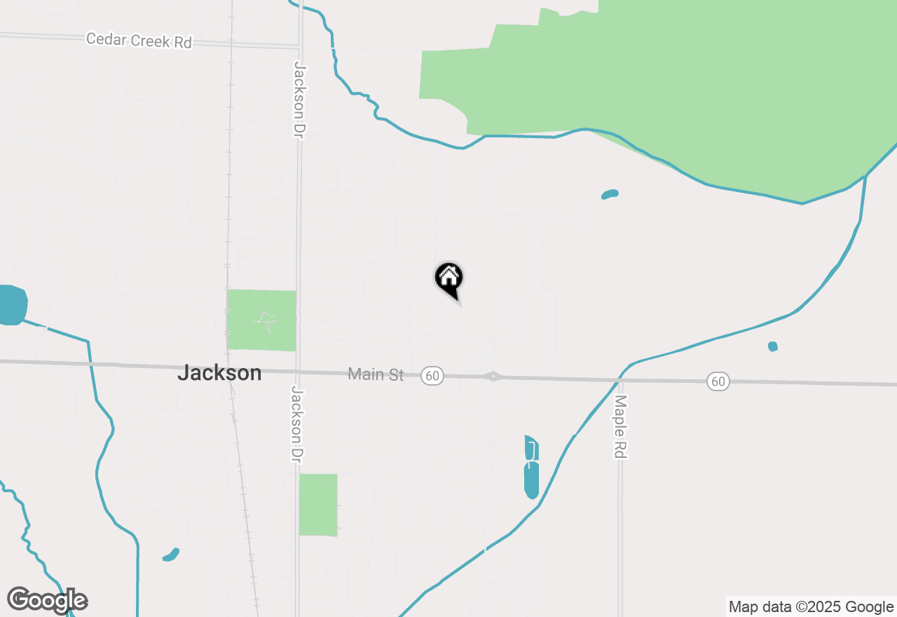 Map of W197N16980 Stonewall Dr, Jackson, WI 53037