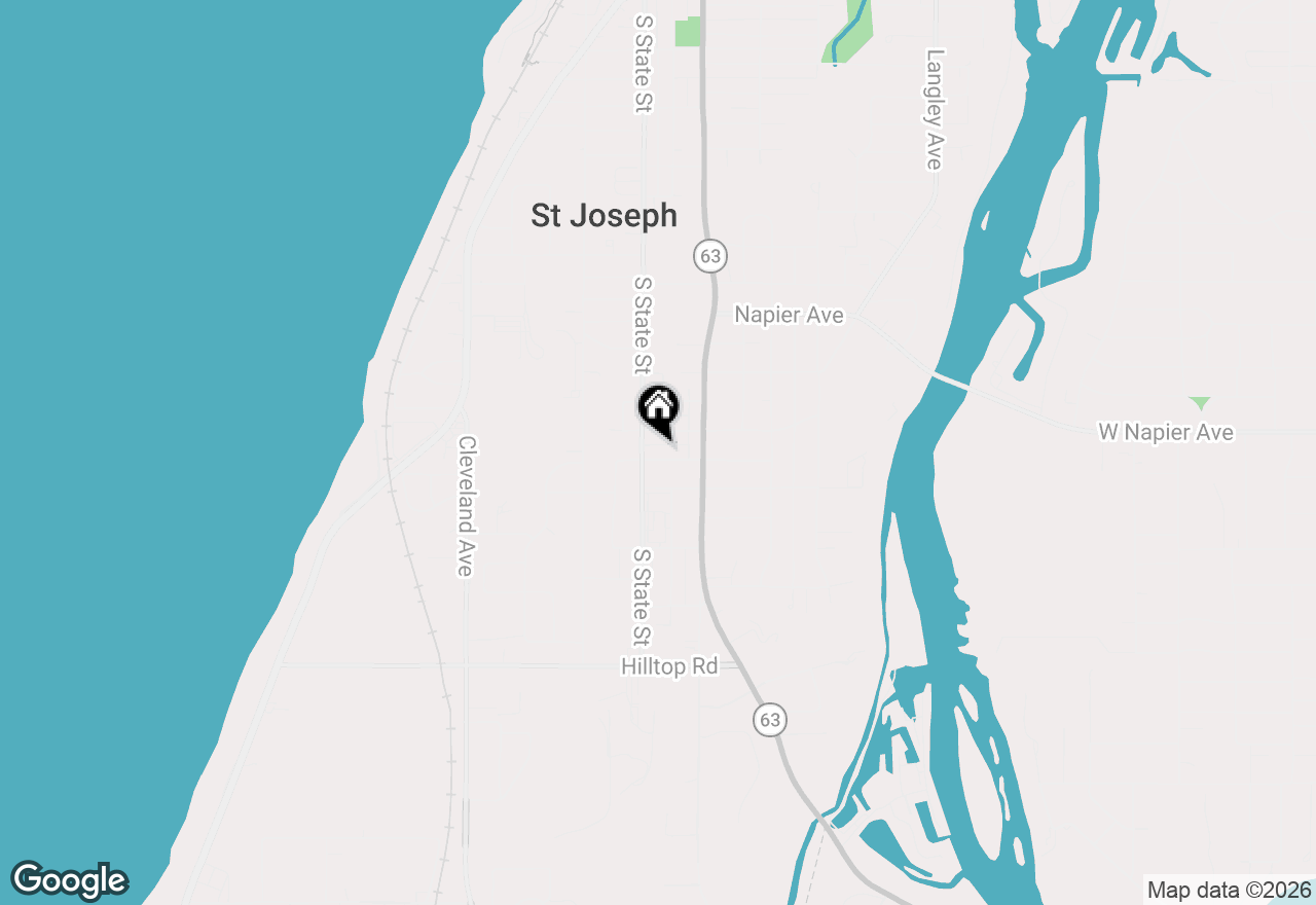 Map of 705 Columbia Avenue, St. Joseph, MI 49085