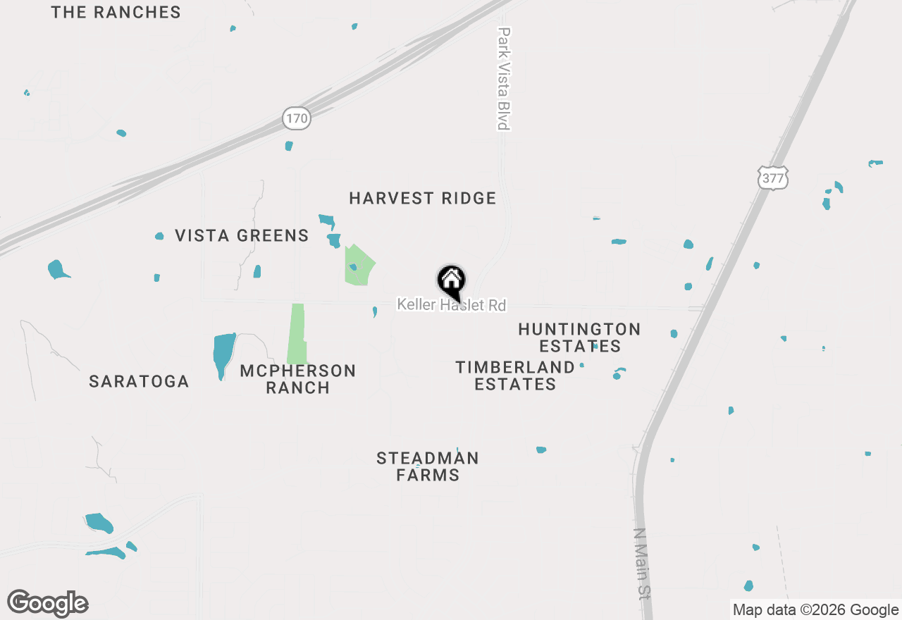 Map of 12948 Steadman Farms Drive, Fort Worth, TX 76244