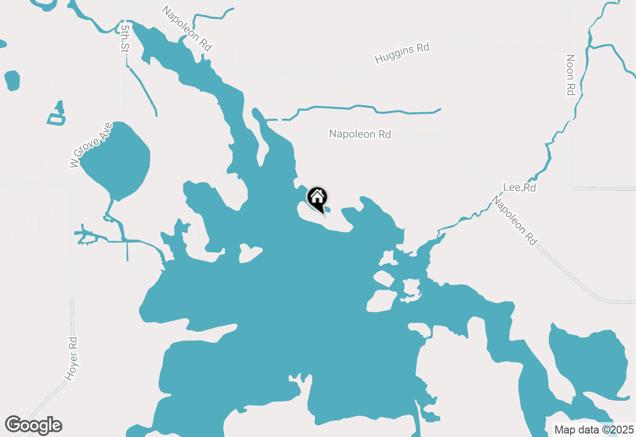 Map of 352 Jefferson Drive, Michigan Center, MI 49254