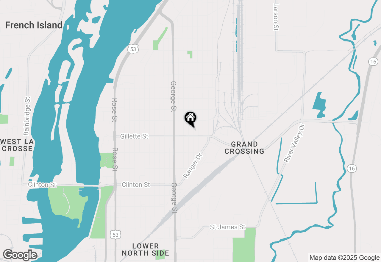 Map of 1617 Loomis St, La Crosse, WI 54603