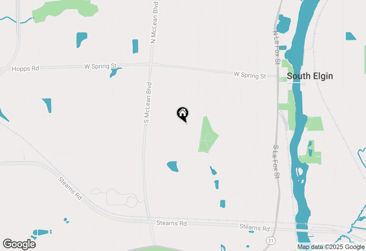 Map of 273 E Harvard Circle, South Elgin, IL 60177