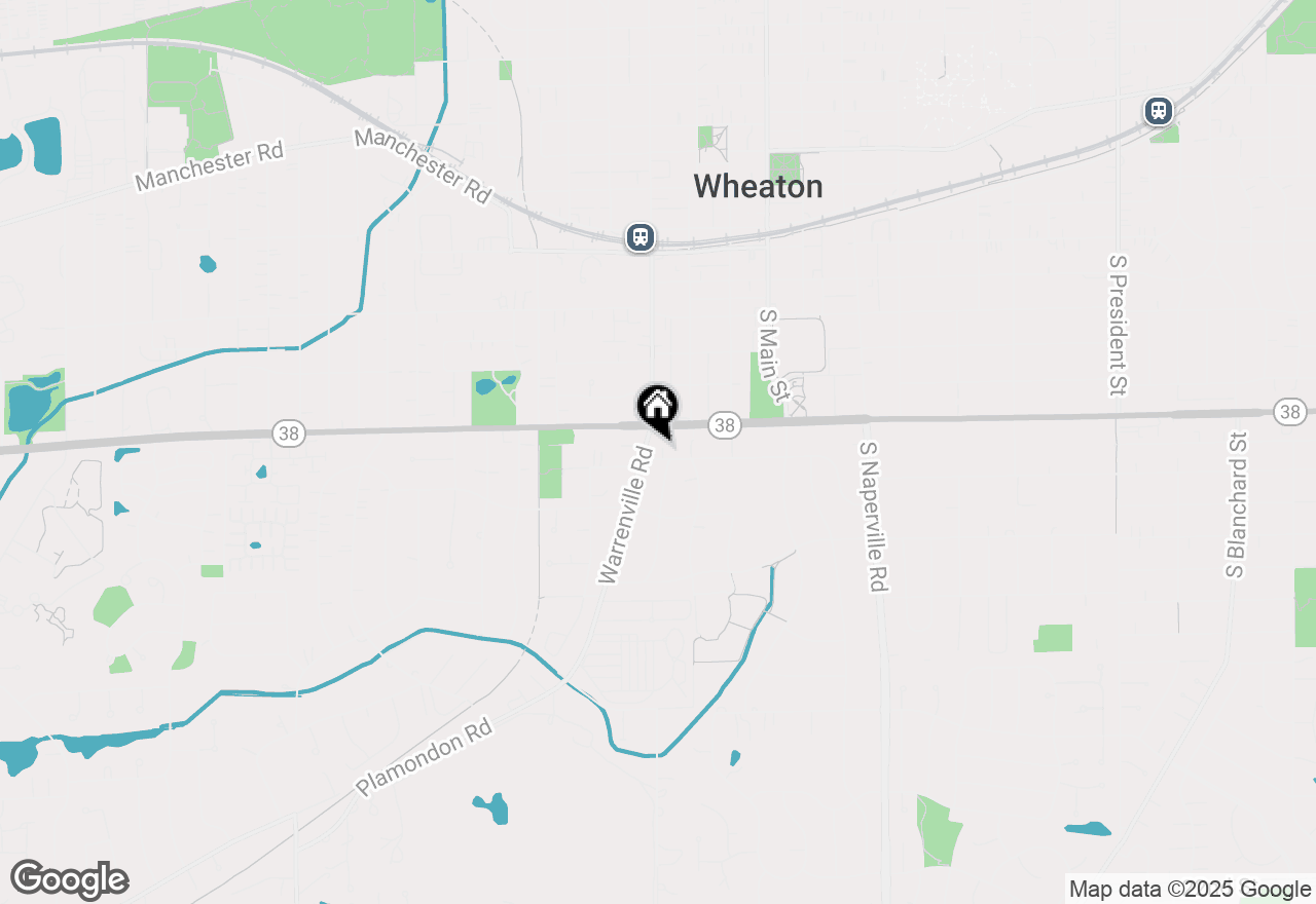 Map of 325 W Park Avenue, Wheaton, IL 60189