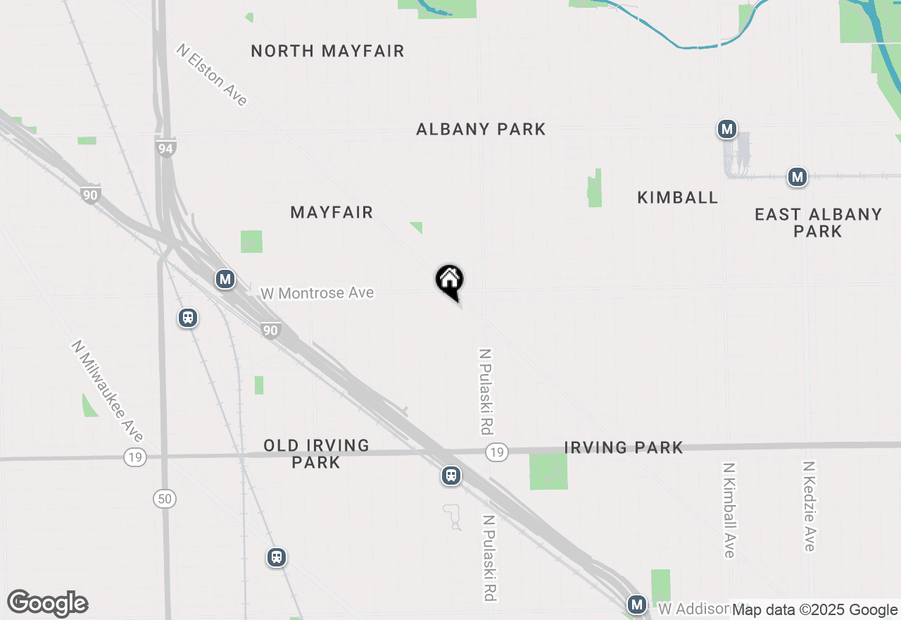Map of 4332 N Keystone Avenue #1C, Chicago, IL 60641