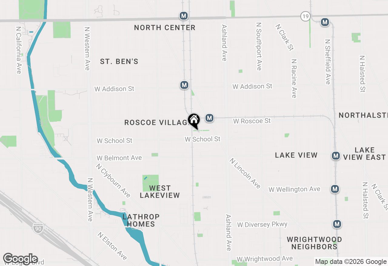 Map of 1757 W Henderson Street, Chicago, IL 60657