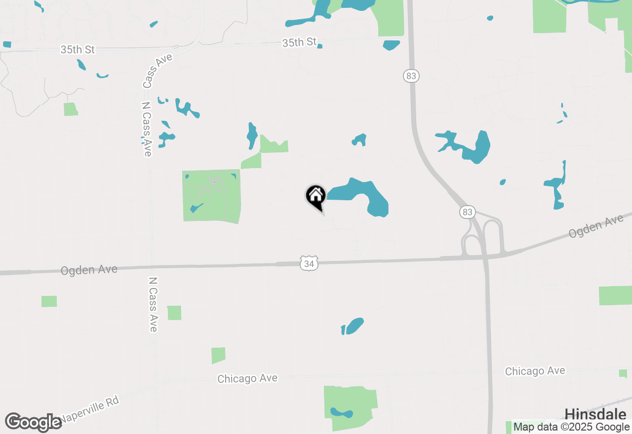 Map of 516 Citadel Circle, Westmont, IL 60559