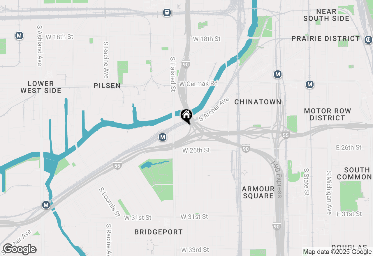 Map of 2453 S Archer Avenue #4D, Chicago, IL 60616