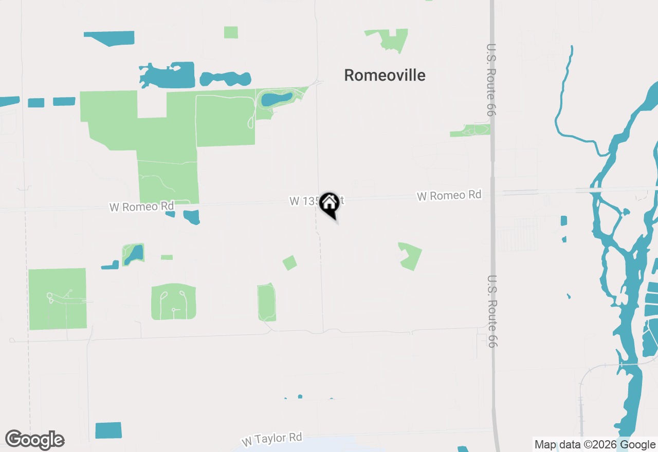 Map of 328 Homer Avenue, Romeoville, IL 60446