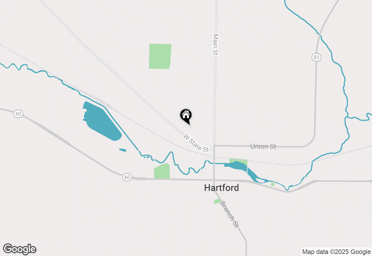 Map of 304 High St, Hartford, WI 53027