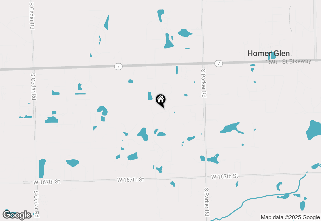 Map of 13908 Stonebridge Woods Xing, Homer Glen, IL 60491