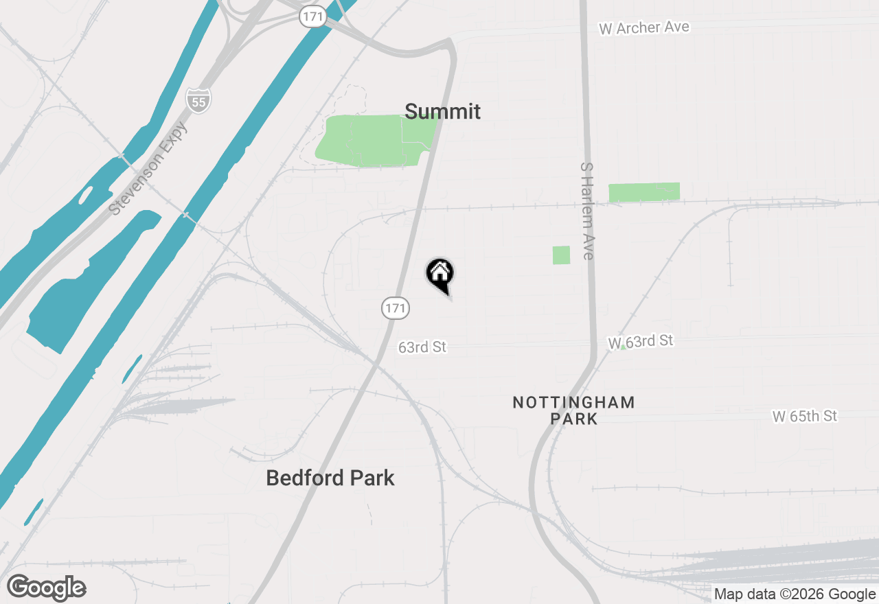 Map of 6151 S 76th Avenue #BN, Summit, IL 60501