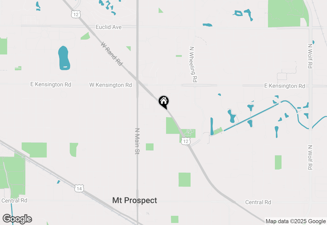 Map of 218 E Highland Avenue, Mount Prospect, IL 60056