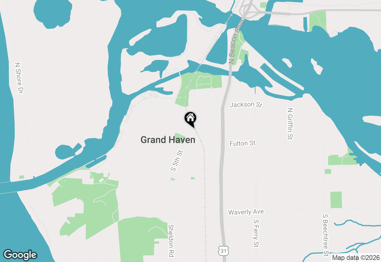 Map of 500 Fulton Avenue, Grand Haven, MI 49417