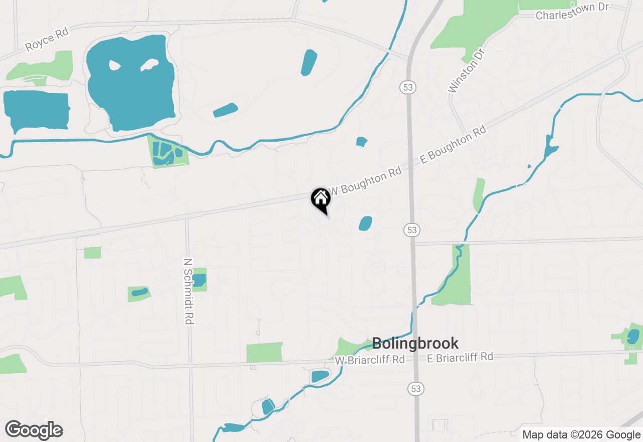 Map of 328 Kirkwood Circle #328, Bolingbrook, IL 60440
