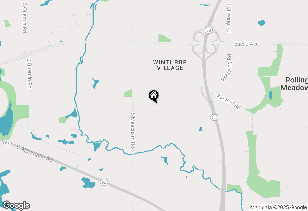 Map of 159 E Forest Lane, Palatine, IL 60067