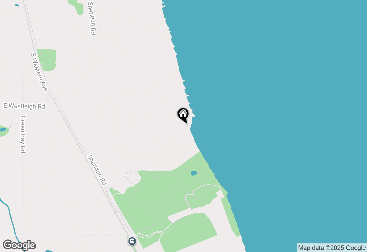 Map of 595 Circle Lane, Lake Forest, IL 60045