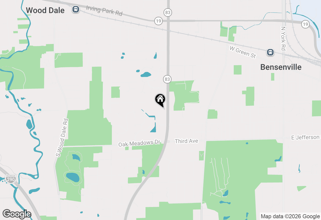 Map of 365 Crestwood Road, Wood Dale, IL 60191