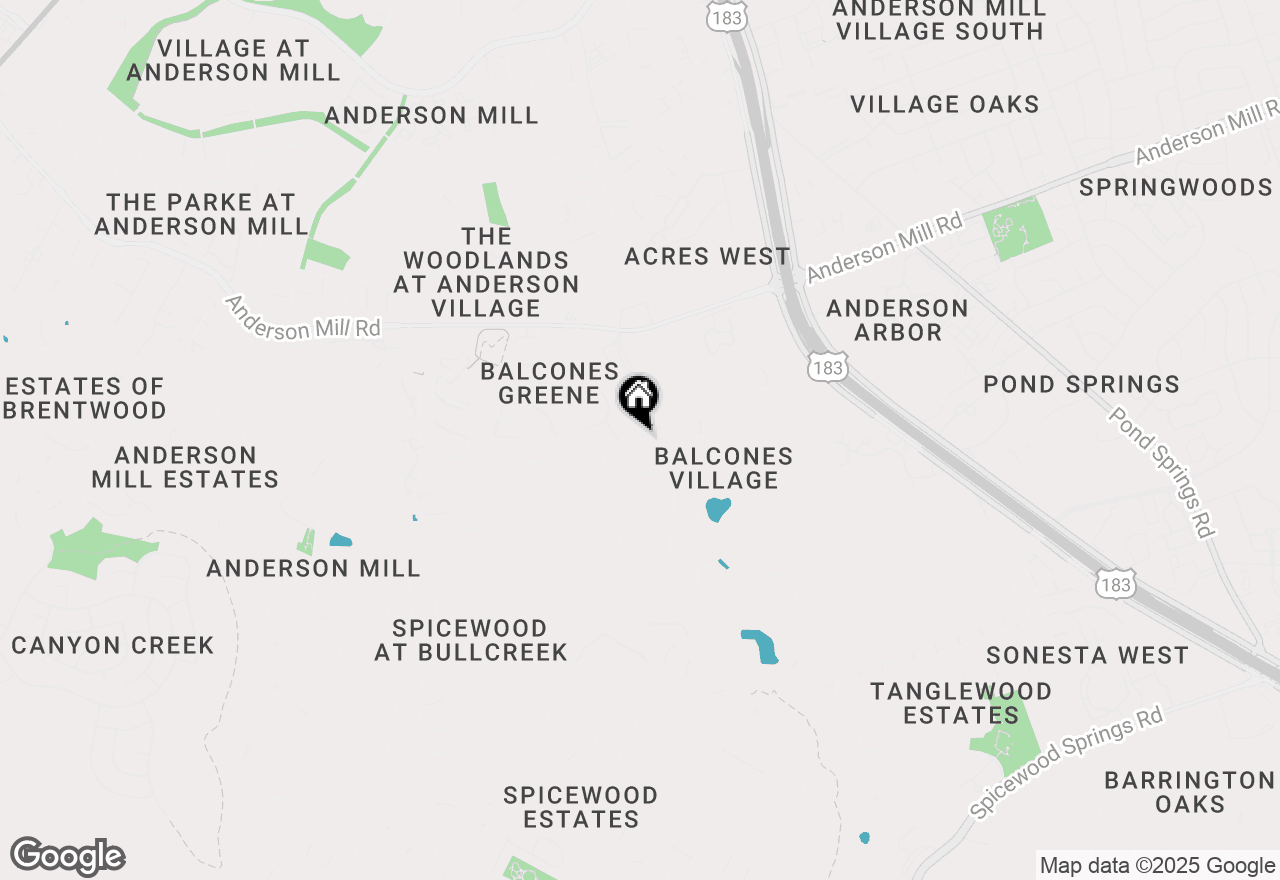 Map of 9401 Cedar Crest Dr, Austin, TX 78750