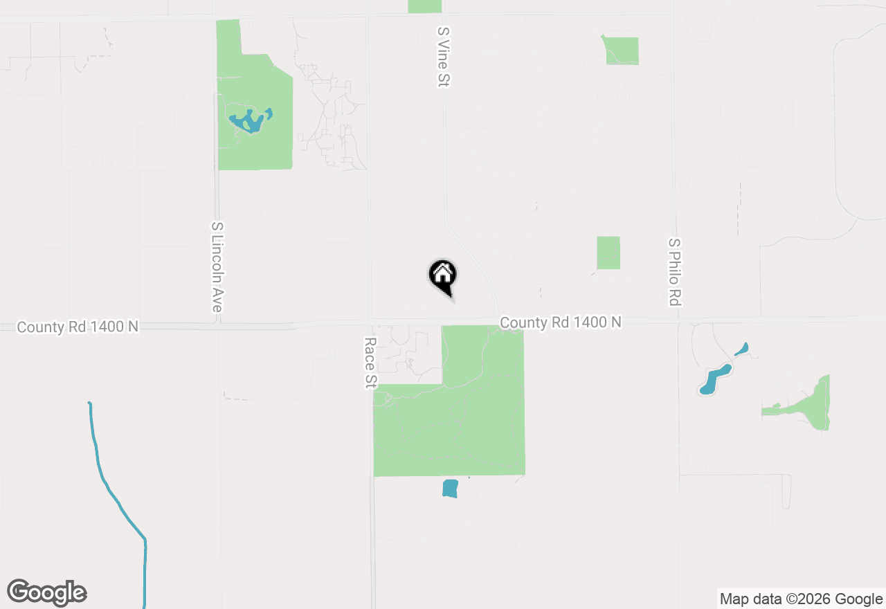 Map of 204 E Willard Street, Urbana, IL 61801