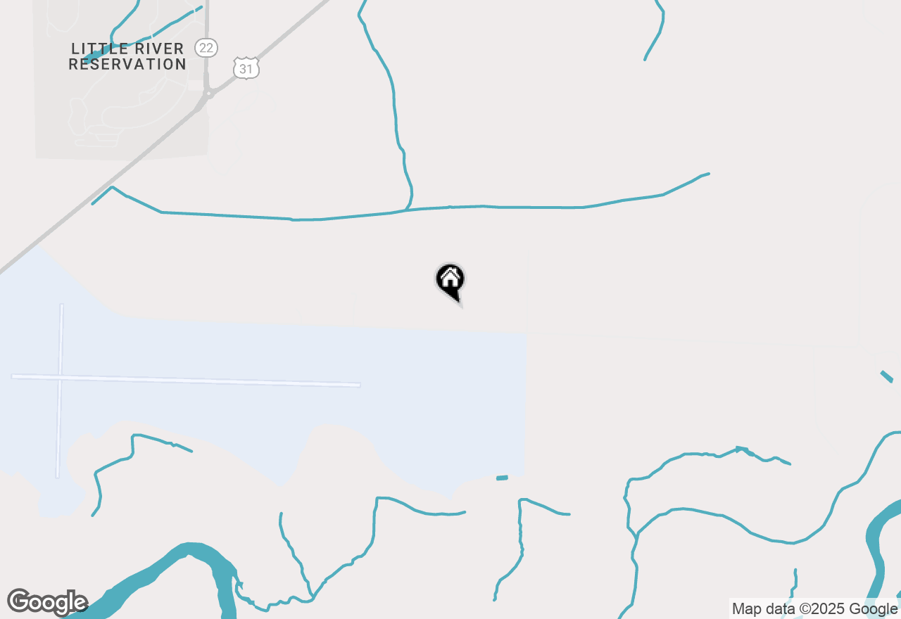 Map of 3750 River Road, Manistee, MI 49660