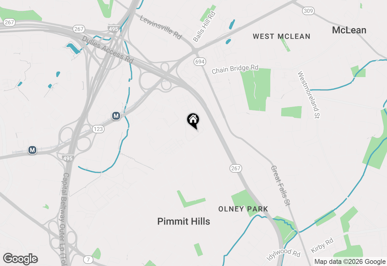 Map of 1845 Westwind Way #74, Mclean, VA 22102