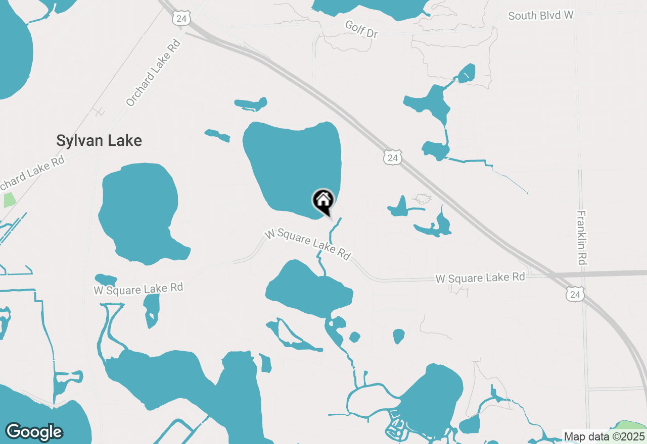 Map of 1700 Hamilton Drive, Bloomfield Hills, MI 48302