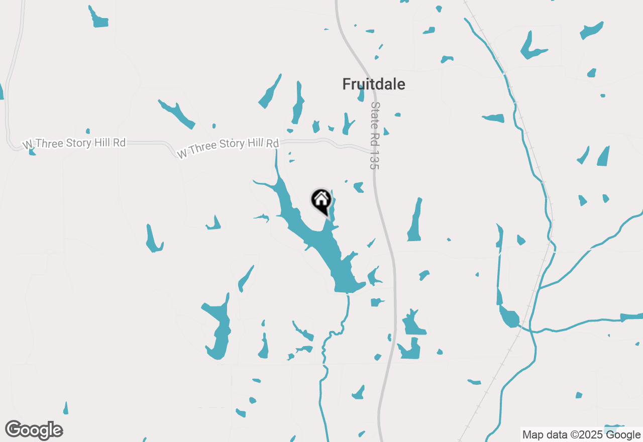 Map of 8302 N Chickadee Drive, Morgantown, IN 46160