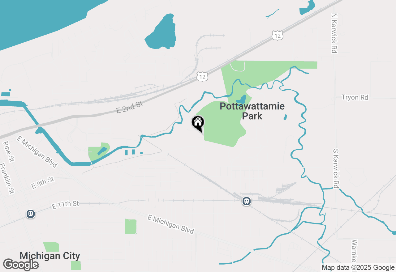Map of 111 Liberty Court, Michigan City, IN 46360