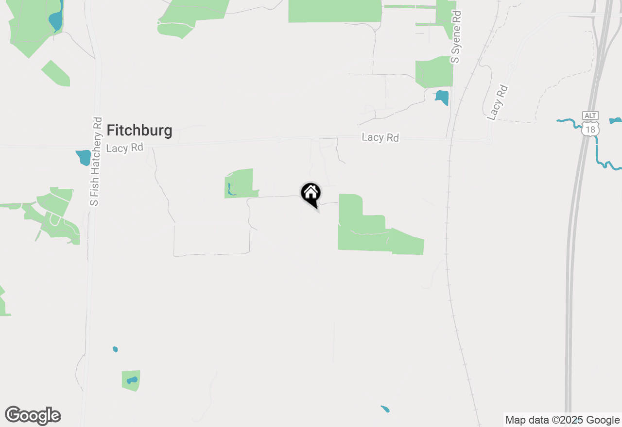 Map of 2579 Notre Dame Drive, Fitchburg, WI 53711