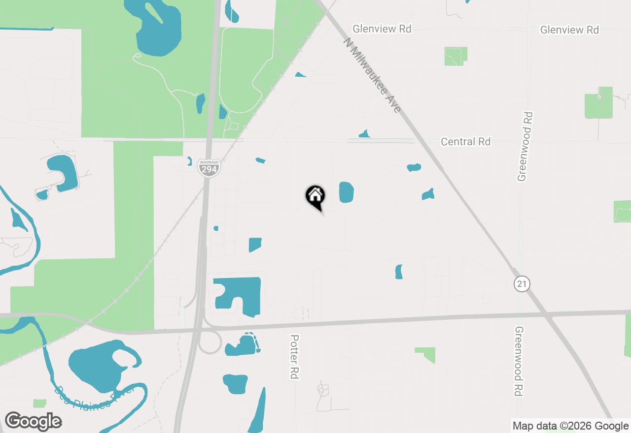 Map of 9355 Harrison Street, Des Plaines, IL 60016