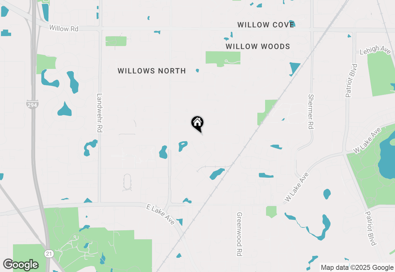 Map of 3537 Winnetka Road, Glenview, IL 60025