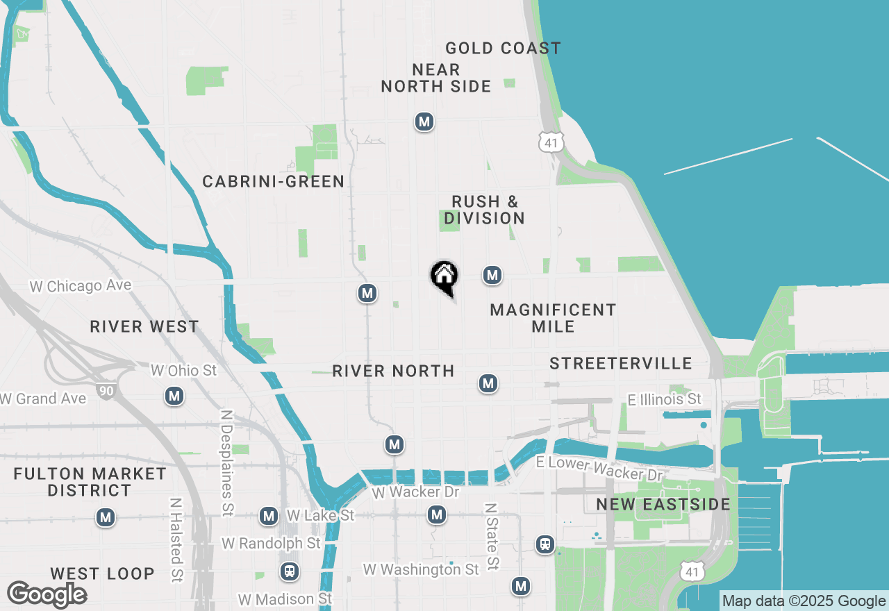 Map of 70 W Huron Street #606, Chicago, IL 60654