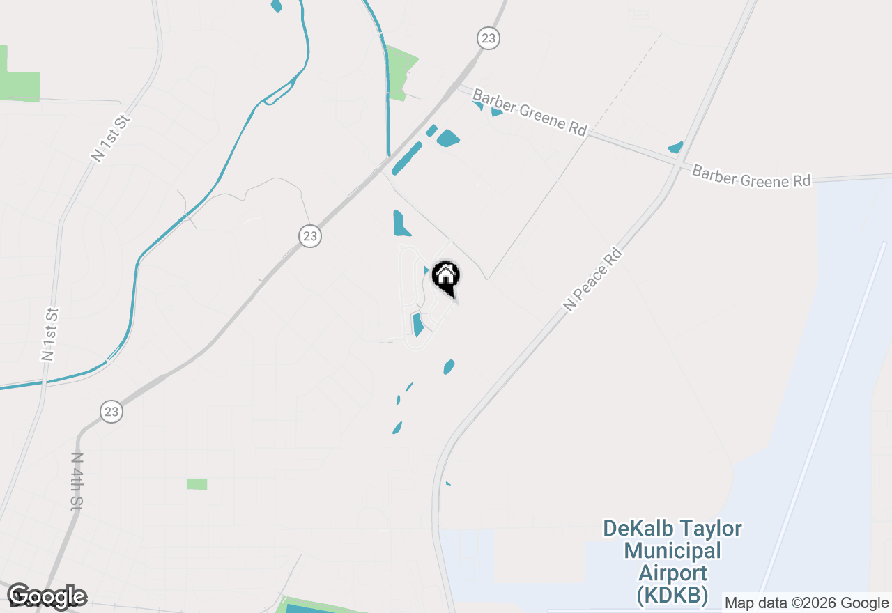 Map of 1481 Cambria Drive #3, Dekalb, IL 60115